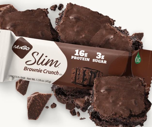 Variety Slim Protein Bar Variety Pack 10 Count 16-17g Protein 3g Sugar High Fiber Low Net Carbs Gluten Free 10 Count (5 Flavors) 2 of each Truffle Mint Peanut butter Espresso Coconut or Brown