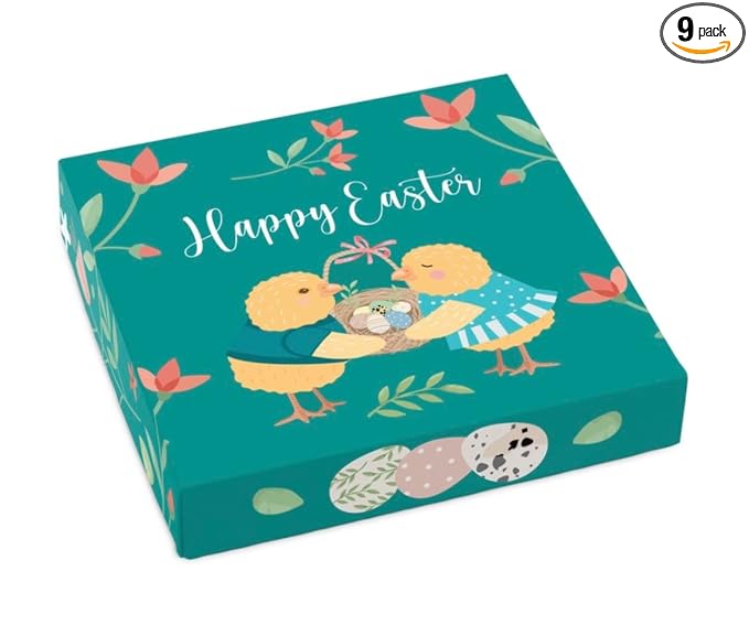 Sugar Free Chocolate assorted Gift Box - Happy Chicks Easter Gift Box by Diabetic Candy Diabetic Friendly - a Great present from the Easter Bunny