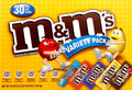 M&ampM's Chocolate Variety Pack 30 Full Size Packs