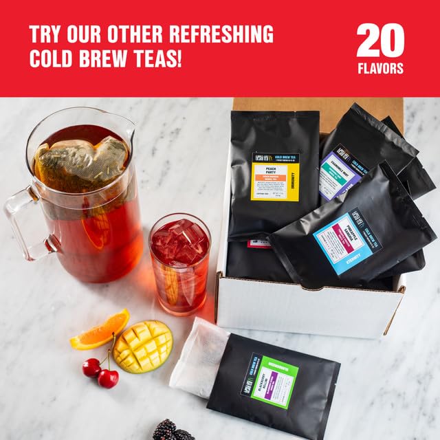 Tiesta Tea - Pineapple Sangria Cold Brew Loose Leaf Premium Low Caffeinated Iced Blend 10 Packets Brews One 64oz Pitcher
