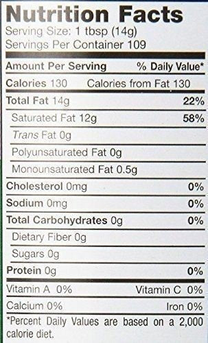 100% Organic Extra VirginCoconut Oil84 Fl .ozbeauty aid and cooking oil