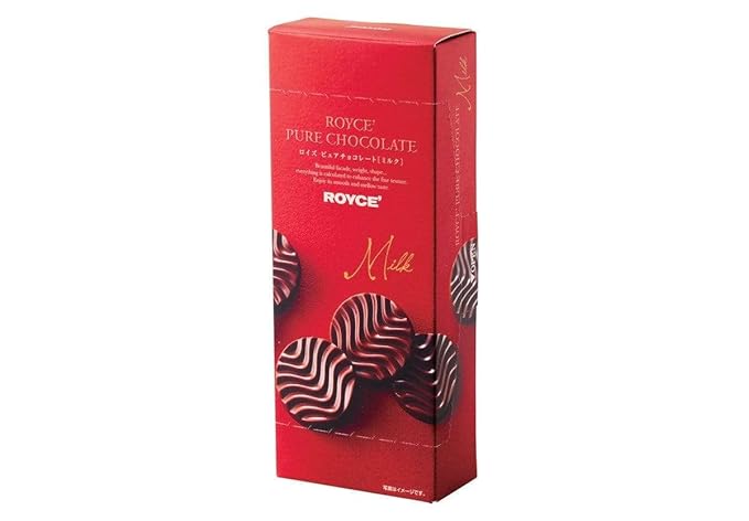 ROYCE' Pure Chocolate Milk - Sweet Milk Chocolates | Ideal for Baking and Desserts| No Artificial Preservatives | Japanese Chocolate from Hokkaido (20 Pieces of Chocolate)