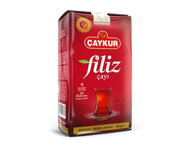 ÇAYKUR Black Tea Duo Filiz &amp Caycicegi Youngest Tea buds &amp Smooth Loose Leaf Blend Perfect for Daily Enjoyment for Breakfast 500g / 17.6 Oz each
