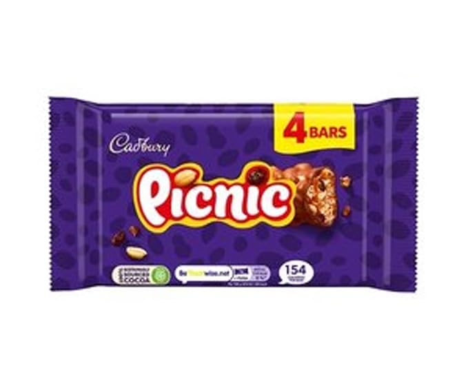 Cadburys Chocolate Bars Wispa Picnic Flake Yorkie Great Britain