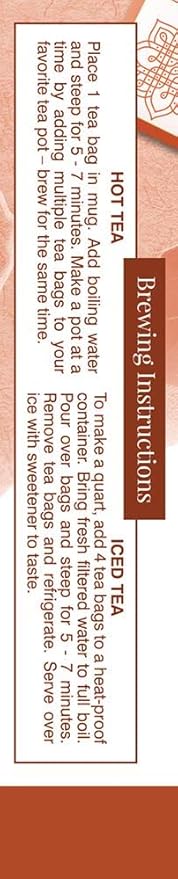Davidson's Organics Tulsi Rooibos Chai 8-count Tea Bags Pack of 12