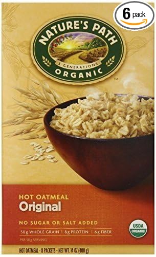 NATURES PATH CEREAL HOT ORGNL ORG 8CT 14 OZ PK- 6
