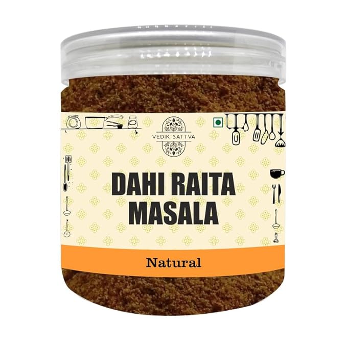 Vedik Sattva Natural Dahi Raita Masala 10.58 OZ / 300 GM | Pack Of 1 Box