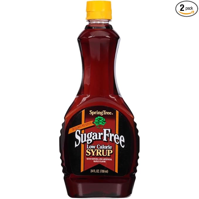 Sugar Free Low Calorie Syrup Maple (Pack of 2)