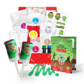 Zombie Push-Up Pops Baking Kit for Kids Halloween Baking Kit with Pre-Measured Ingredients Zombie Decorations &amp Step-by-Step Guide DIY Cake &amp Pudding Push-Up Pops Kit Fun Family Activity Party
