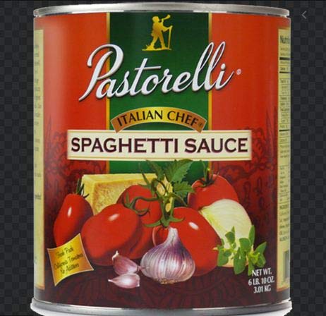 Pastorelli Italian Chef Spaghetti Sauce - 6 lb 10 oz can