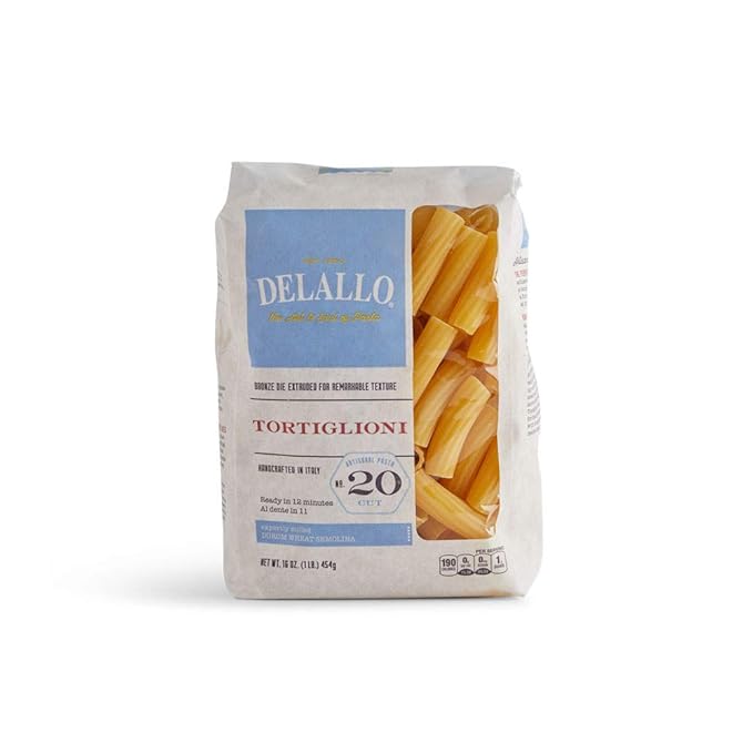 De Lallo Tortiglioni #20 16-ounce Bags (Case of 16)
