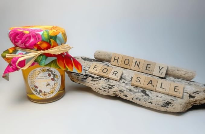 Tynanes Bee Farms 100% Raw Hawaiian Honey Hexagonal Bottle (16 oz)