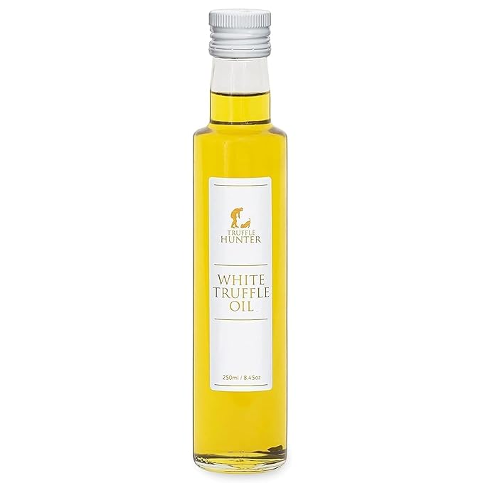 TruffleHunter - White Truffle Oil - Extra Virgin Olive Oil for Cooking &amp Seasoning - 8.45 Oz