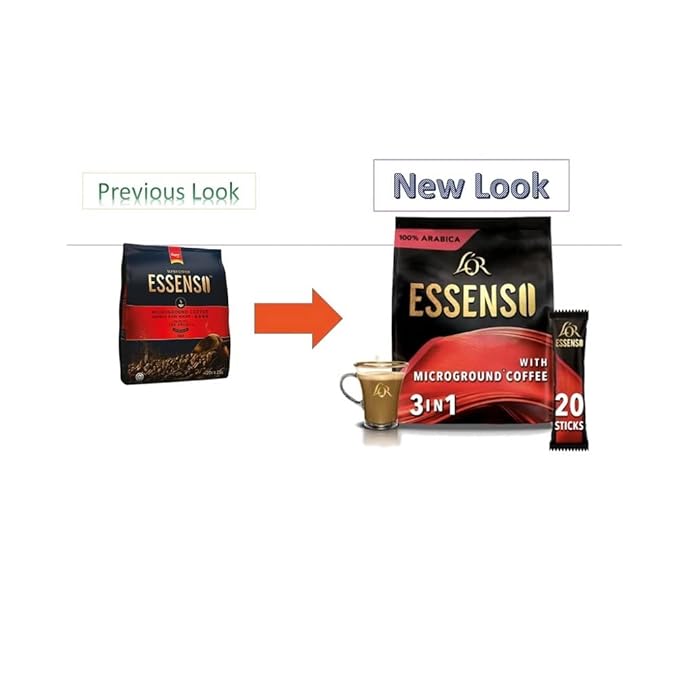 Super Coffee Essenso Microground coffee 2in1 &amp 3in1 Instant Coffee (Essenso Microground coffee Mix 40 Sticks)