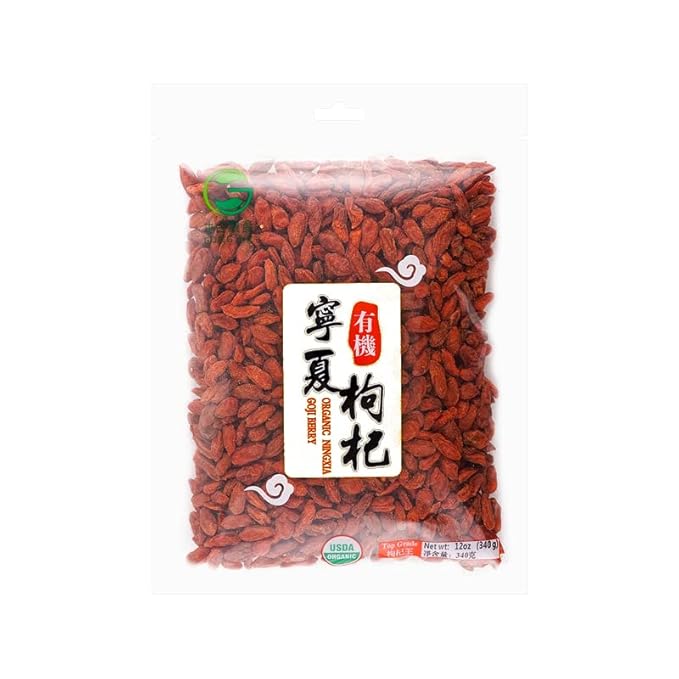 USDA Organic Ningxia Goji Matrimony vine Berries Dried Goji (gouji) Wolfberry 8 oz