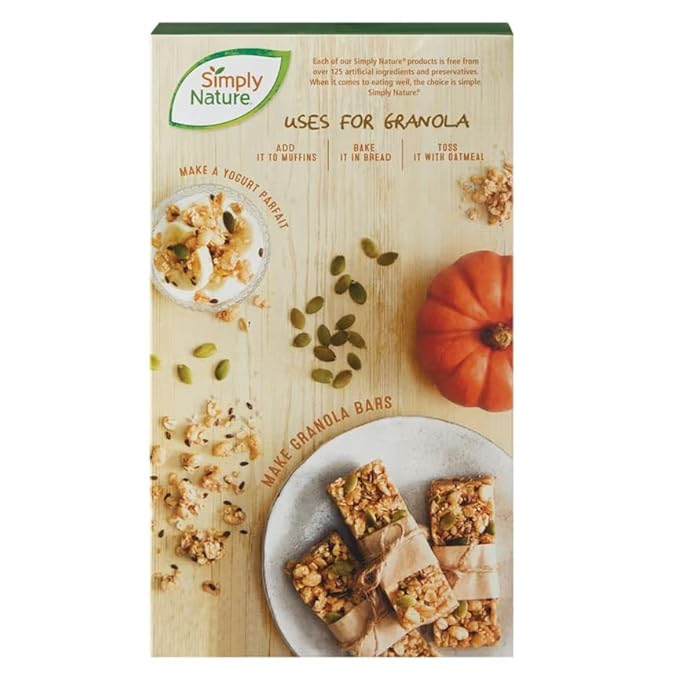 2-PACK Organic Pumpkin Seed &amp Flax Granola Cereal 11.5 oz