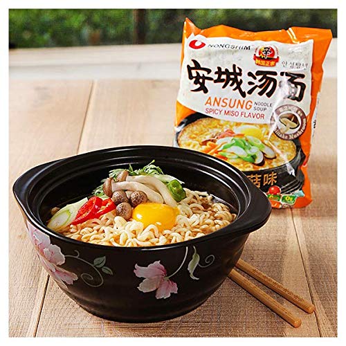 Nongshim Noodle Soup Ansung Tang Myun 4.4 Ounce (Pack of 10)