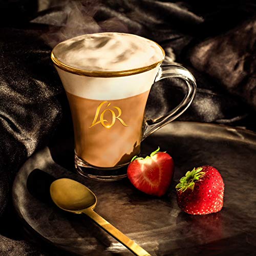 L'OR Espresso Capsules 100 Count Profondo Lungo Single-Serve Aluminum Coffee Capsules Compatible with the L'OR BARISTA System &amp *Nespresso Original Machines