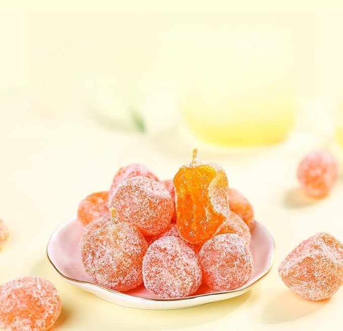 Rock Sugar Kumquat Sweet and Sour Kumquat Dried Kumquat Preserved Fruit 500g/bag Golden Kumquat Healthy and Nutritious Dried Fruit Delicious Kumquat Dim Sum Leisure Snacks (1000g)