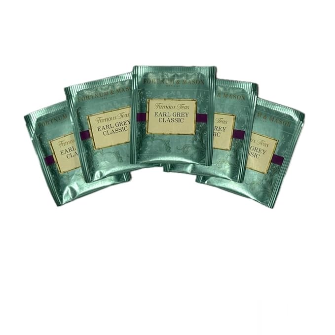 Fortnum and Mason British Tea. Earl Grey Classic 25 Count Tea Bags (1 Pack) USA