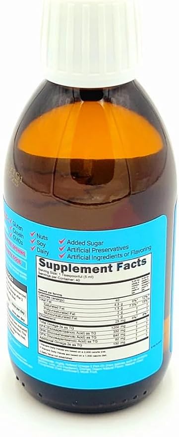 Simple Spectrum All Natural Fish Oil Omega 3 DHA Supplement
