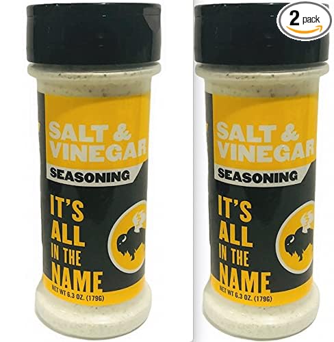Buffalo Wild Wings Barbecue Sauces Spices Seasonings and Rubs For: Meat Ribs Rib Chicken Pork Steak Wings Turkey Barbecue Smoker Crock-Pot Oven (Salt &amp Vinegar (2) Pack)