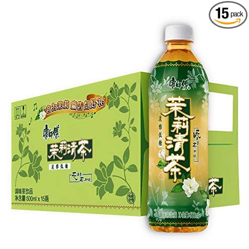 [Case of 15] 康师傅 Kang Shi Fu Jasmin Green Tea (Low Sugar / 茉莉清茶)