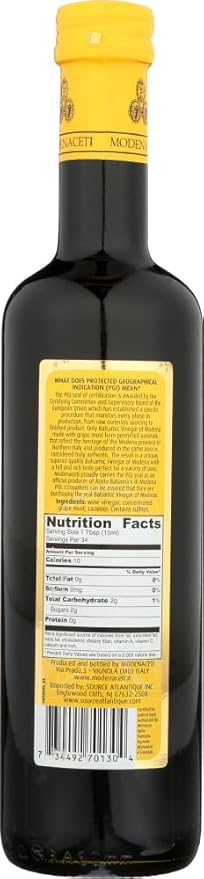 Modenaceti Vinegar Balsamic 16.9 OZ (Pack of 12) ( Value Bulk Multi-pack)