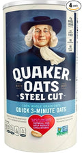 Steel Cut Quick 3-Minute Oats Oatmeal 25 oz (Pack of 4)