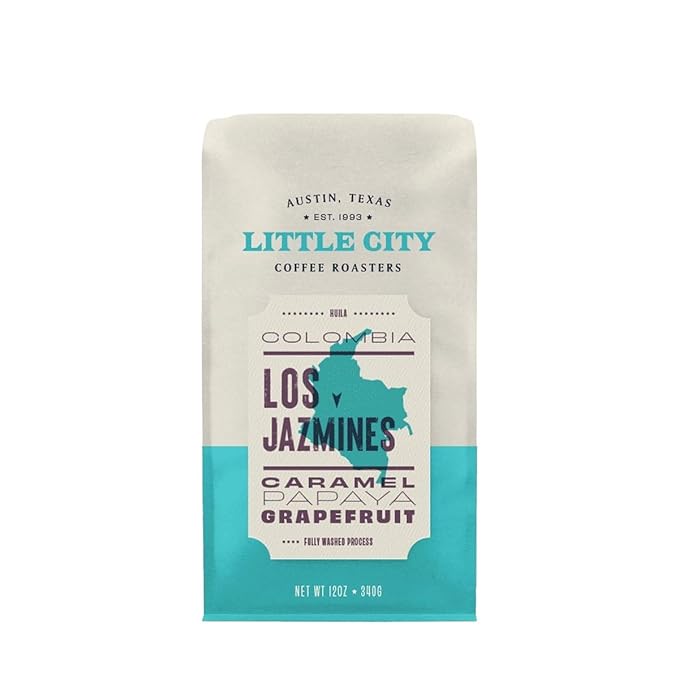 Colombia Los Jazmines - Roasted by Little City Coffee Roasters - Whole Bean Coffee - 12 Ounce Bag