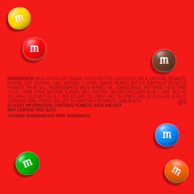 M&ampM’S Peanut Butter Milk Chocolate Candy Bulk Pack of 8 Sharing Size 9 Oz Resealable Bags Creamy Peanut Butter Center Rich Chocolate Candy Perfect for Snacking Parties Movie Night Travel