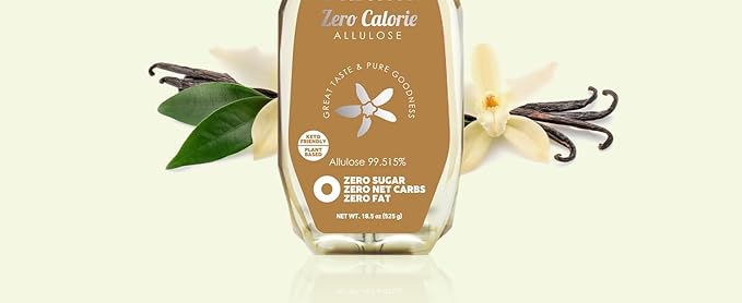 ALTist Allulose Syrup Sweetener – Zero Calorie Liquid Sugar Alternative Keto Vegan Non-GMO Plant-Based | 1:1 Sugar Replacement No Net Carbs Zero Fat 17.7 fl oz x 2 Bottle - Vanilla