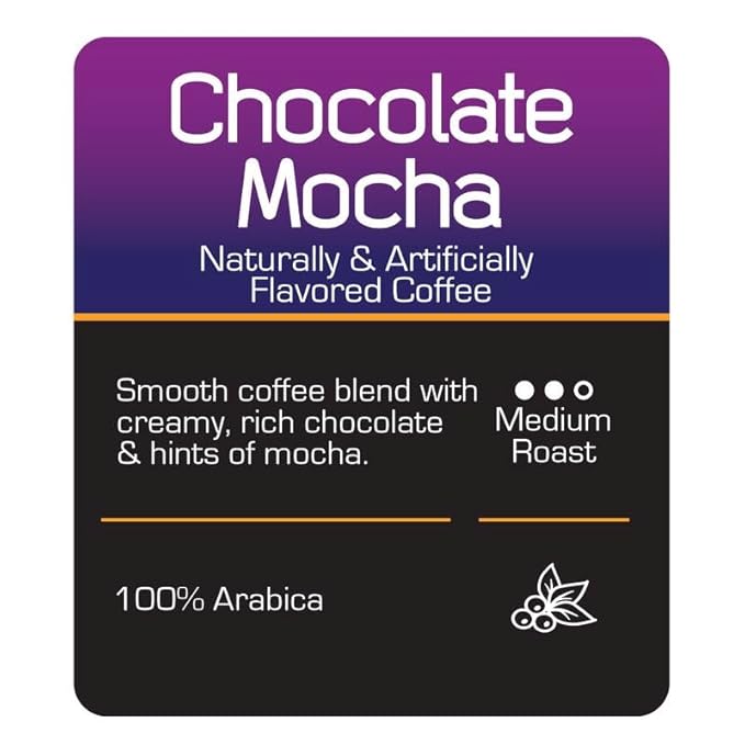 Roast Ridge Single Serve Coffee Pods for K-Cup Brewers Medium Roast Chocolate Mocha 60 Count