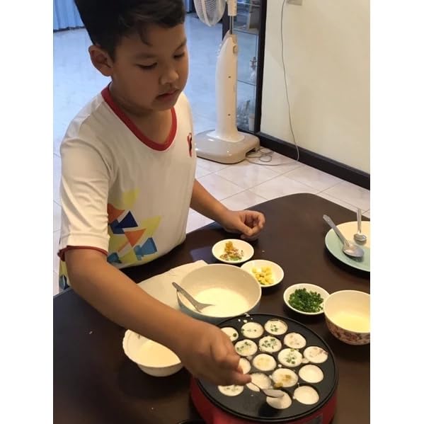 เชฟจ๋า Traditional Thai Coconut Pancake Mix – Authentic Kanom Krok Flour Blend for Crispy and Soft Textures – Easy-to-Prep Sweet &amp Savory Snack Base 150g