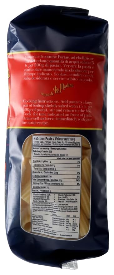 Pastificio G. Di Martino Elicoidali Pasta Vegan Friendly Kosher Non-GMO 1 Lb 16 Ounce (Pack of 6)