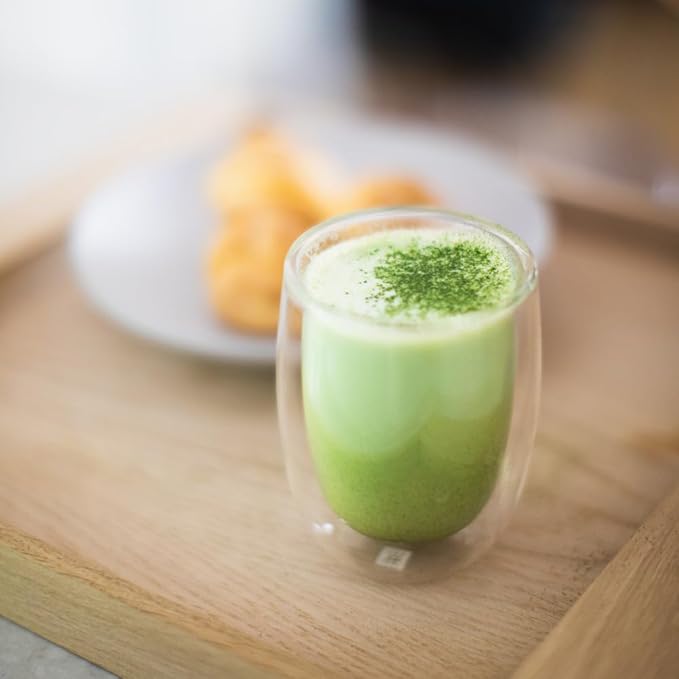 Matcha Maker Starter Kit/Sumi Black - an innovative at-home Matcha Machine that produces freshly ground matcha from organic Japanese tea leaves (Black)