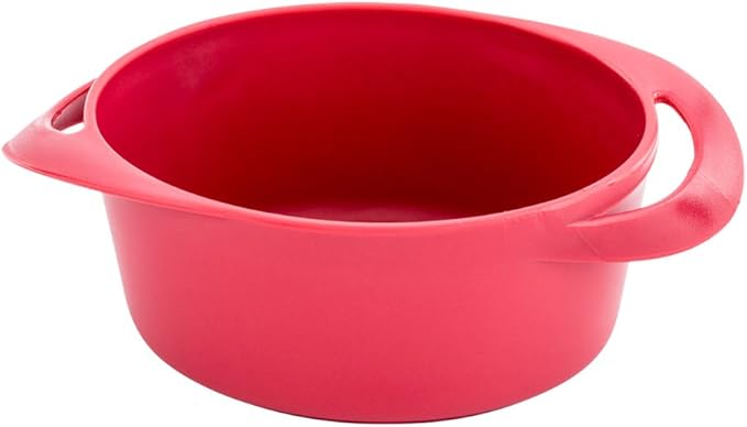 Restaurantware-3 Ounce Mini Serving Dishes 100 Disposable Mini Appetizer Dishes - Built-In Handles Rectangle Red Plastic Mini Casserole Dishes Serve Snacks or Desserts