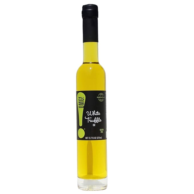 OMG!: Delicious Dipping Oil | As found in Pike Place Market | Perfect for breads veggies salads and marinades. (White Truffle 375ml/12.7oz)