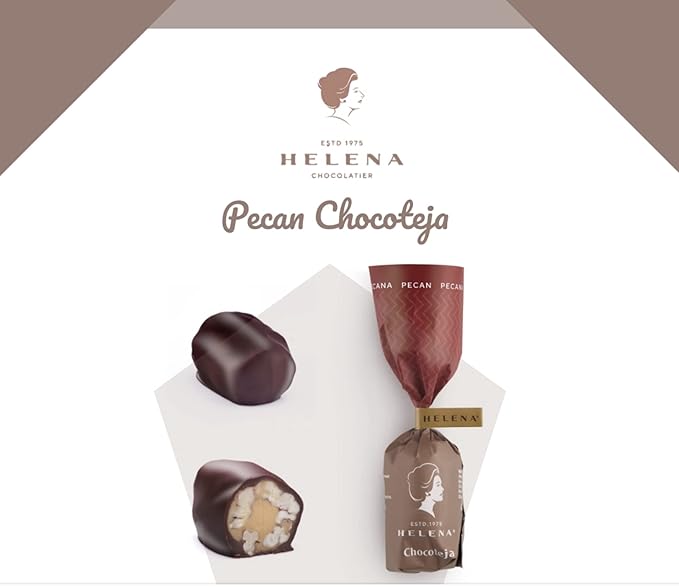 HELENA Chocolatier Tejas and Chocotejas (CHOCOTEJA PECAN 6 PACK)