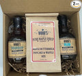 Wood's Gift Box - Bourbon and Rum Barrel Aged Maple Syrup and Pancake Mix (Maple Syrup Gift Box)