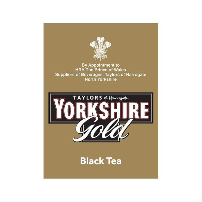 Taylors of Harrogate Yorkshire Gold Individually Wrapped Tea Bags 200 Count. (Pack of 2)