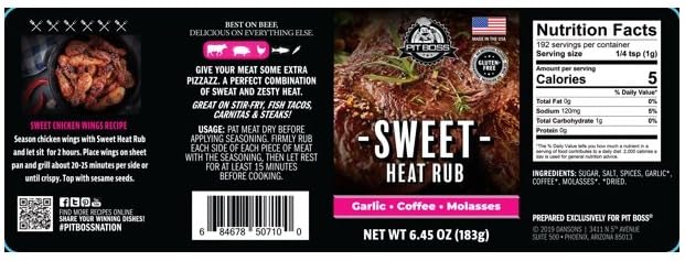 Pit Boss BBQ and Grill Seasoning with the exotic flavors + King Combo QR Code (Mango Tennesse &amp Sweet (1 ea.))