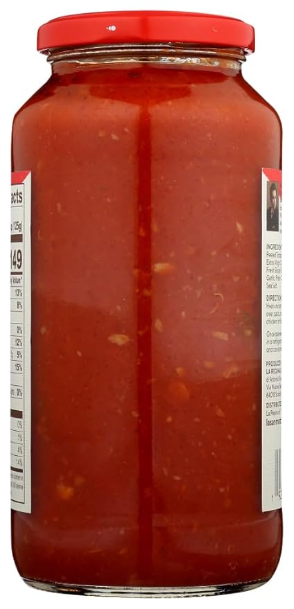 La San Marzano 313292 24 fl oz Sauce Roasted Garlic - Pack of 6