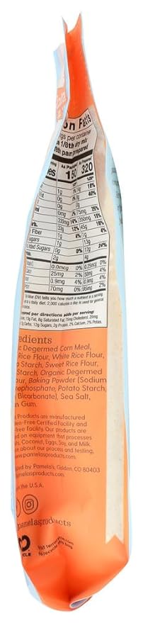 Pamela's Corn Bread &amp Muffin Mix 18x 12 Oz