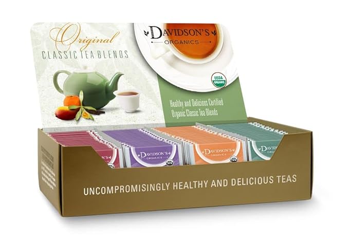 Davidson's Organics Assorted Classics 100-count Individually Wrapped Tea Bags