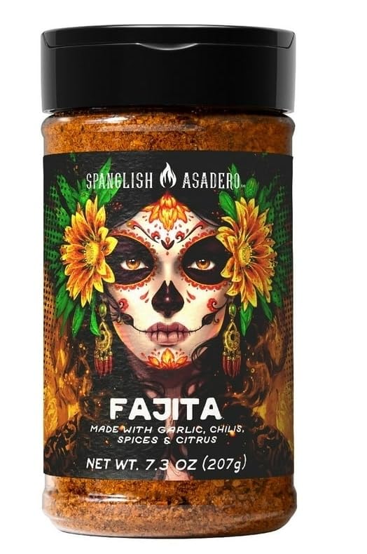 Mexican Traditional Seasoning Mix Asadero-Style Spice Blend for Chicken Beef Pork and Vegetables with Bonus Slap Ya Mama Seasoning Packet (7.3 oz/ 2 Pk Fajita)