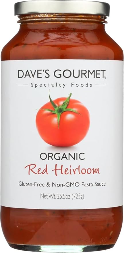 Dave`s Gourmet Pasta Sauce Red Heirloom (6x25.5 OZ)