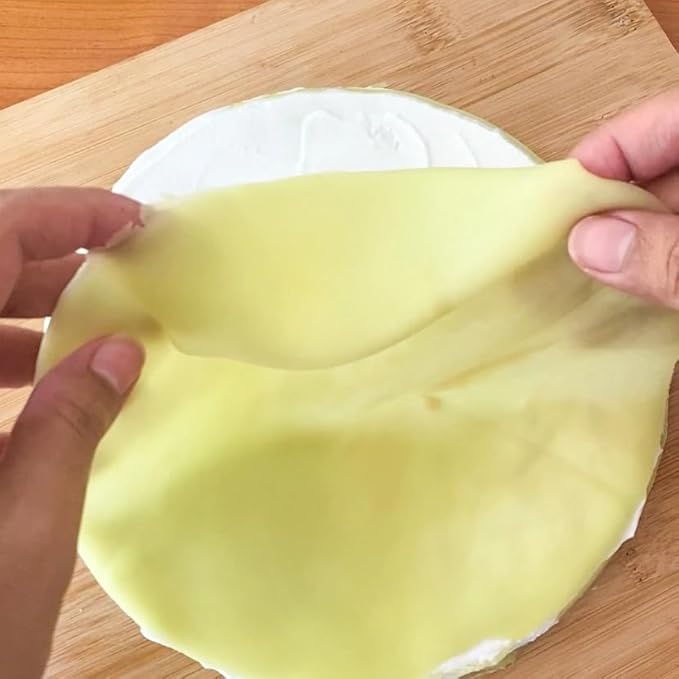เชฟจ๋า Vanilla Flavored Cold Crepe Mix Easy Just-Add-Water Baking Base Professional Flour Blend for Delicate Dessert Wraps and Pastries (150g)