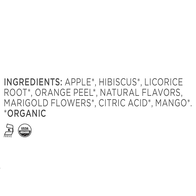 Tea Forte Mango Citron Premium Loose Leaf Caffeine-Free Herbal Tea Blend Canister Makes 35-50 Cups