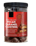 MM Milk Chocolate Pecan Caramel Clusters 30.2 oz Jar (855 g) Crunchy Pecans in Creamy Chocolate